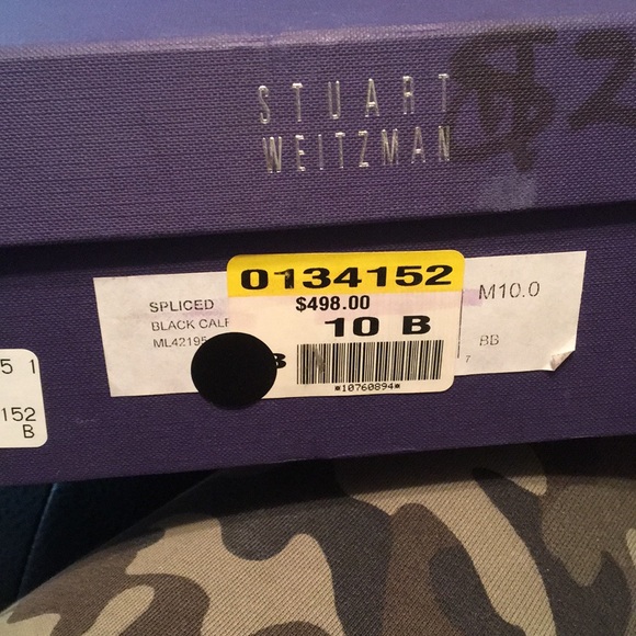 Art Deco Stuart weitzmen booties collection very rare with invisible heel - Picture 3 of 4